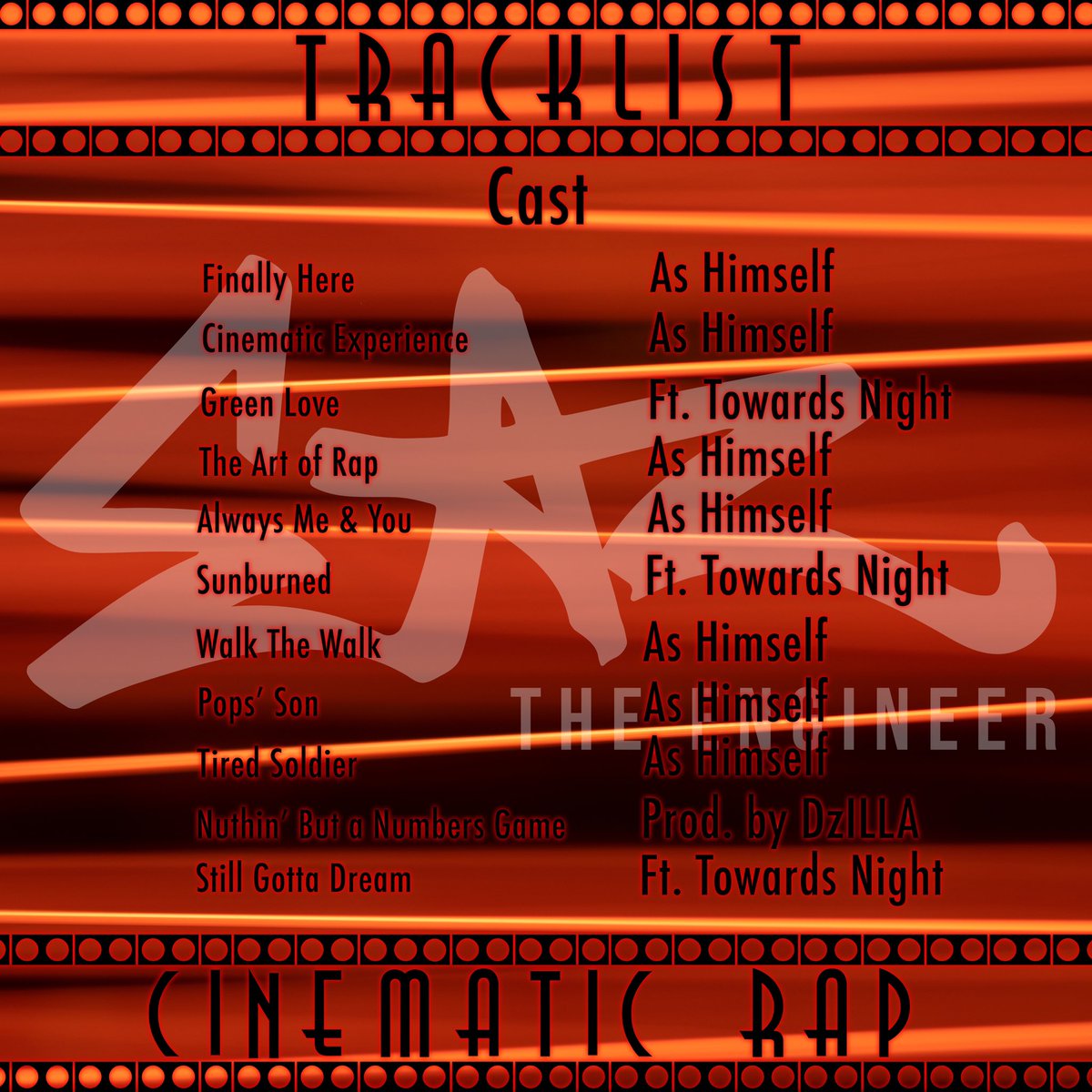 EaZTheEngineer's tweet photo. Get ready to experience a new level of musical storytelling.

'Cinematic Rap' 🎶🎬 Dropping on April 24th, 2023! 🚀 

Featuring 11 epic tracks that blend hip-hop and cinema, this album is a journey through emotions, memories, and ambition. 💫 https://t.co/pdpudOdRxB