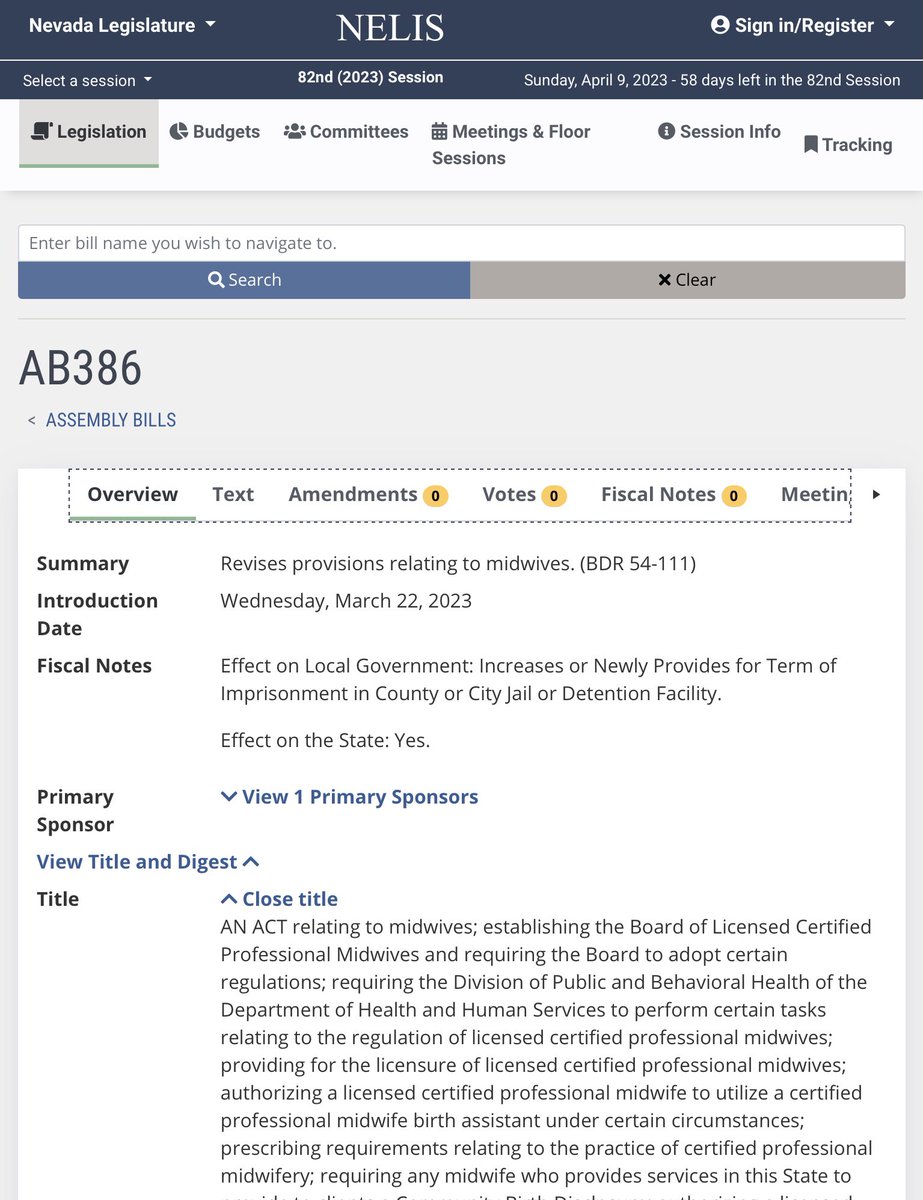 Gunz_go_boom's tweet photo. 🔔 NEVADA - OPPOSE #AB386
#AB386 - Proposed new bureaucratic regulations on midwifery practice. Two midwives in the south support, statewide midwives oppose.
Assembly Commerce & Labor, 4/10/23, 6:00pm
https://t.co/mcLUDPkmin
#nvleg
👩⚕️👩🏽⚕️🤱🤱🏻🤱🏾🤱🏿 https://t.co/iHDzlpO1Zd