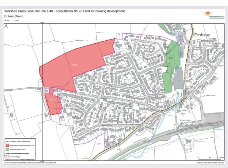 lauramorgan454's tweet photo. Land owned by #dukeofdevonshire and @RNWooler proposed to @yorkshire_dales for building 119 houses - an important green recreational space distinctly characteristic of the village. 
Please consider emailing localplan@yorkshiredales.org.uk with your thoughts 1/2 https://t.co/lDRLKaQuYS