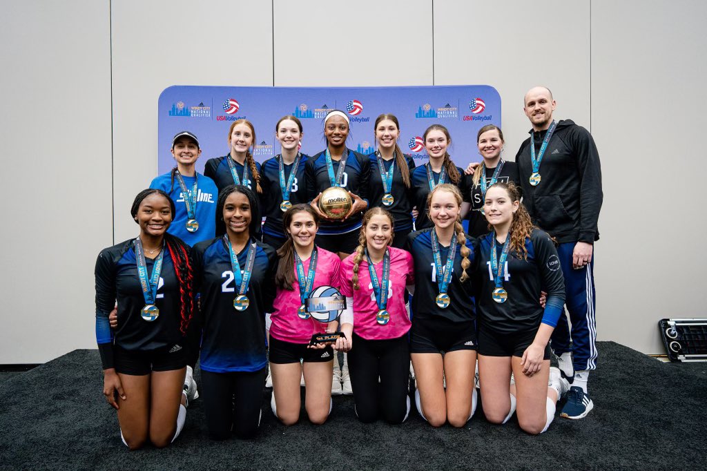 We did it!!! 1st place in 16 Open at WINdy City!! I’m so proud of this team and our 10-0 finish!!! See you at nationals!!!
#letsgooo #happyeaster 
<a href="/HoustonSkyline/">Houston Skyline</a> 
<a href="/PrepVolleyball/">PrepVolleyball.com</a> 
<a href="/PrepDigTX/">Prep Dig Texas</a> 
<a href="/usavolleyball/">USA Volleyball</a>
