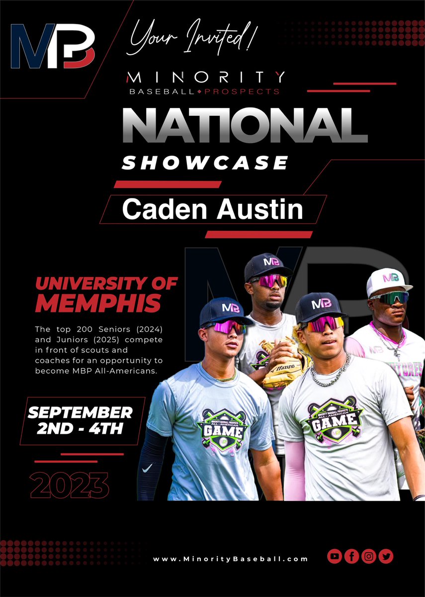 Thanks Coach Alex and your entire team for the invite. Looking forward to competing with a talented group of guys!! <a href="/MBPTakeover/">Minority Baseball Prospects</a>