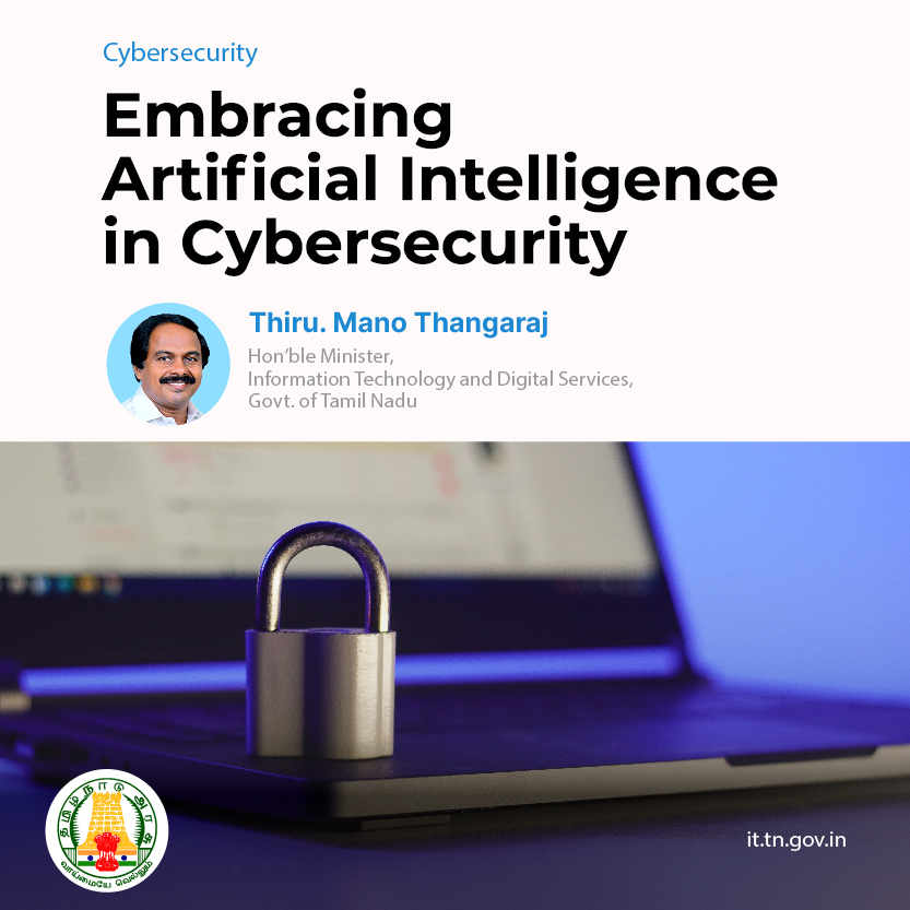 AI is revolutionizing cybersecurity, offering real-time threat detection and response. Embracing these technologies, Tamil Nadu is strengthening its digital infrastructure and paving the way to become India's prime tech hub. #Cybersecurity #AI #TamilNaduTech