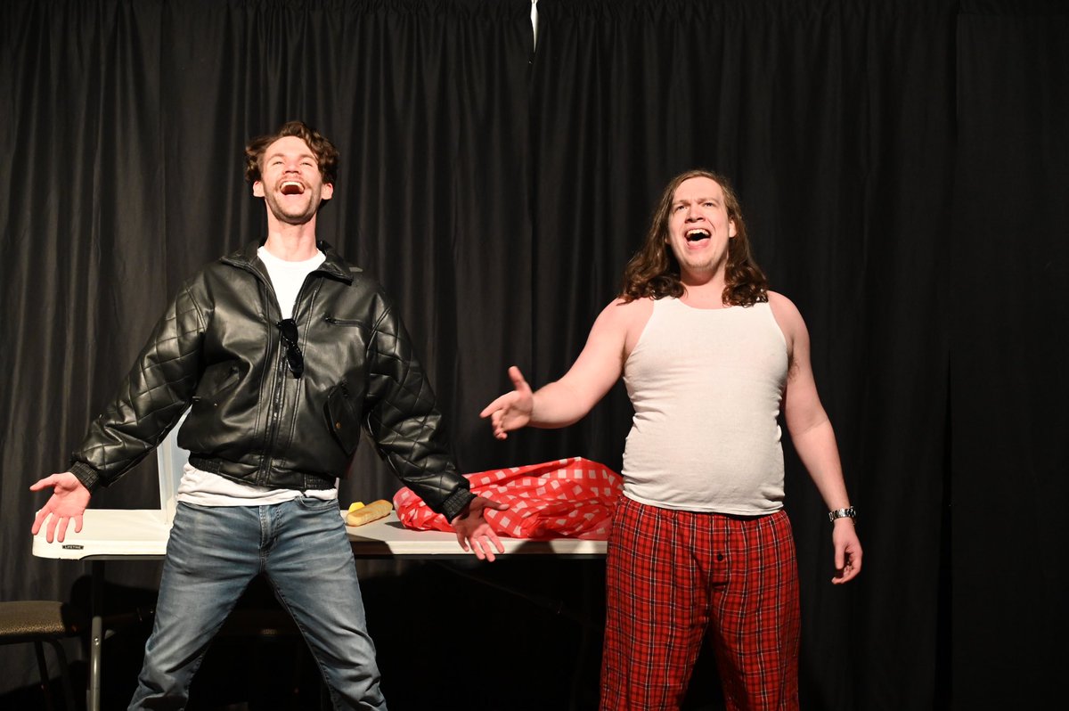 JackHemhauser's tweet photo. The Tale of Man and Rat
directed by Kelly McGarrey 
 music by Johnny Peacock
 book and lyrics by Jack Hemhauser and Johnny Peacock

April 6-8th 2023 https://t.co/M4iS556gXd