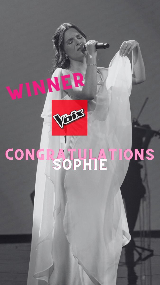 Chantal_Hackett's tweet photo. Félicitations à mon étudiante vocale de longue date, Sophie Grenier, qui est la GAGNANTE de @laVoixTVA 

C'est un grand moment pour toi, Sophie. Tous les étudiants et les coach de @shssings continueront de suivre ton parcours musical - le futur est beau!

#proudcoach https://t.co/dYqutZJa27