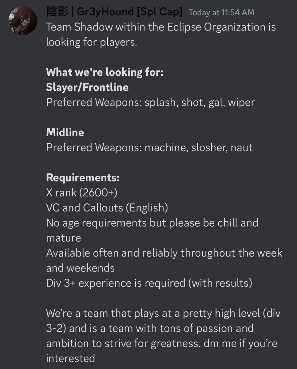 Shadow x ECL tweet media