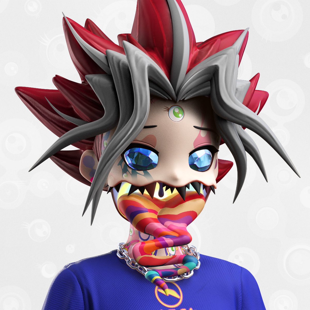 CROM_MAGAZINE's tweet image. NEW COVER 🧬 CLONE X 🧬 Takashi Murakami 
X #RTFKT @nike 
☁️👾 @RTFKT &amp;amp;  @takashipom 🌸☁️🈂️
 #CROM ISSUE 0020

next-gen Avatars 👾🖲️🖱️

CLONEX BY: 
@RTFKT &amp;amp; 
@TAKASHIPOM 

Thanks @1globalgallery ☁️👾