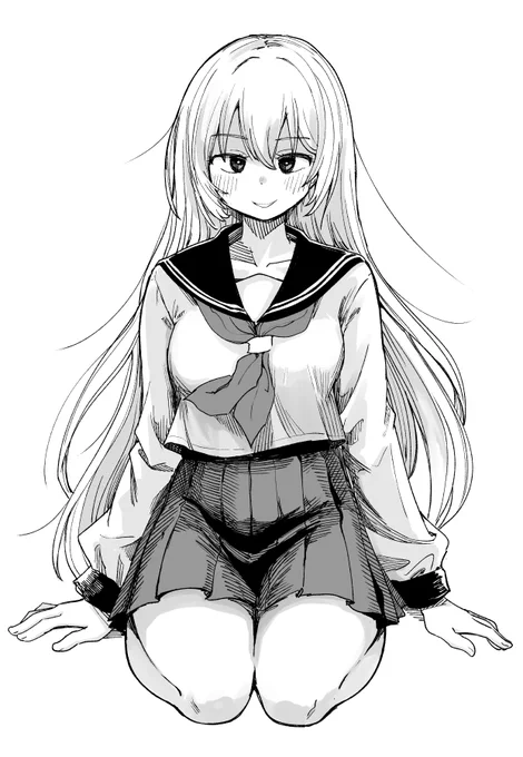 正座女子 