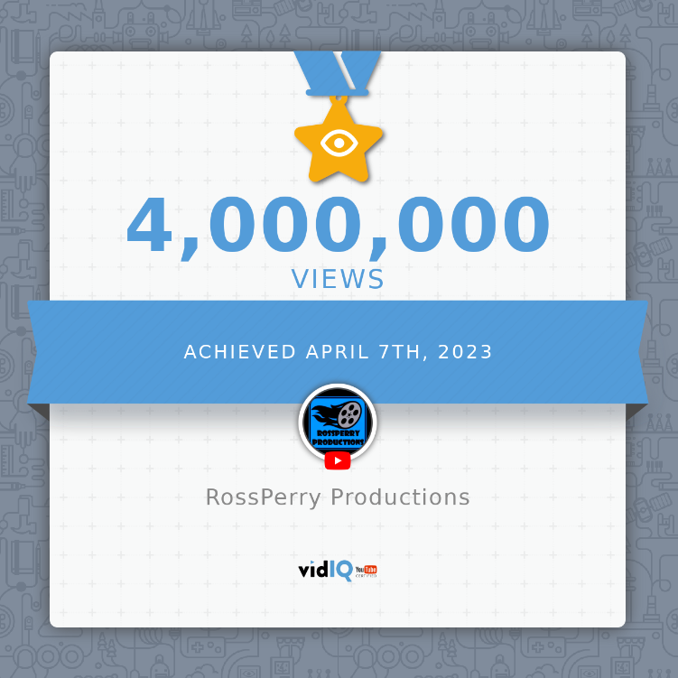 RossPerry_YT's tweet photo. Another proud moment for my Youtube channel, it has now received over 4 million views with 9.1k Subscribers. Thank you all for your continued support. #youtube #goals #youtuber #creator #contentcreator #milestones #viewcount #rossperryproductions #tutorials https://t.co/CMLB5AHwnY