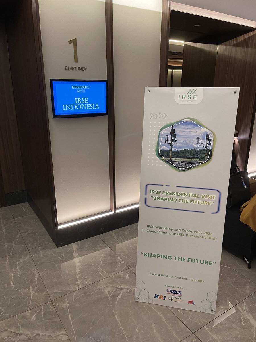 Happy Easter to my friends and family at home. Here in Indonesia we are just setting up and registering for the IRSE Indonesian section seminar and site visits event. Approx 100 expected (face to face and zoom). Really impressed with the effort and preparation of the section.