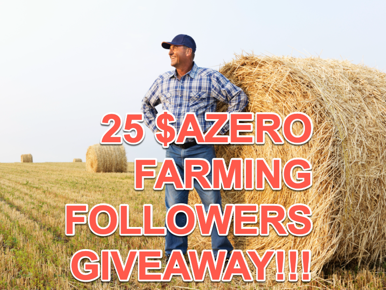 🚨🚨FARMING FOLLOWERS GIVEAWAY!!!🚨🚨

🧑‍🌾25 $AZERO TO ONE WINNER!!!🧑‍🌾

1⃣ RETWEET🔄
2⃣FOLLOW 🙈
3⃣TAG 3 FRIENDS BELOW💬
4⃣REALIZE YOU FOLLOWING ME BENEFITS ME AS WELL AS YOU🎉

🧑‍🌾Winner will be chosen 4.12🧑‍🌾

#twitterisafollowerfarm #azero #giveaway