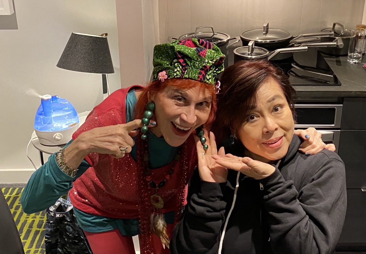 DrJudyK's tweet photo. My cherished Japanese buddy opera star @shibatomo1234 we did so many 3.11 #tsunami and #9’11 attacks #Worldtradetower concerts for recovery together. she spoils me with the really coolest jewelry like these earrings https://t.co/GSCg8FruHr