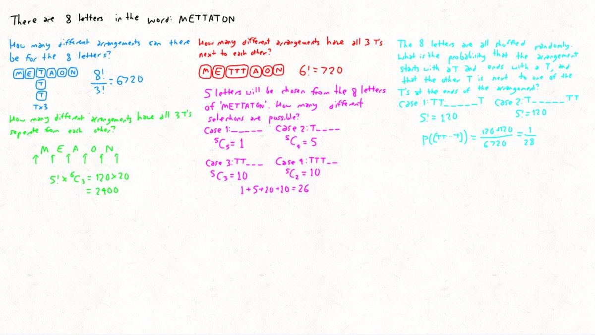 Jason Lee prepared for his next month's A-level Statistics exam by creating his own questions on permutation and combination and normal distribution.

Feel free to attempt the questions, solutions are provided =)

 <a href="/HISSixthform/">HELP International School SixthForm</a> <a href="/HELPISKL/">HELP International School</a> <a href="/HISchoolMaths/">HISMaths</a> #HIS_learning