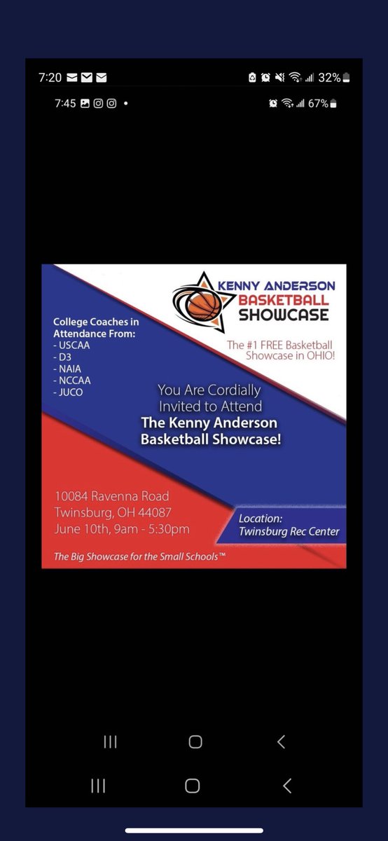 Blessed to receive an invitation to the 5th annual Kenny Anderson showcase!! <a href="/iancle1/">Ian C.</a> <a href="/TweetsbyCoachP/">William Payne</a>