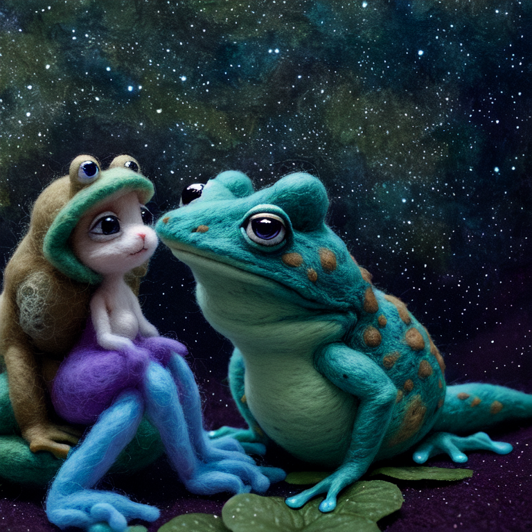 spinnybuns's tweet photo. Okay this fail might need to be part of my #OMGWTFBBQ collection. I just wanted a toad and a woman sitting together and now she's being eaten by a frog.. (sobs)
#stablediffusion #deforum #aianimation #promptfail https://t.co/hY8iMKVqtO