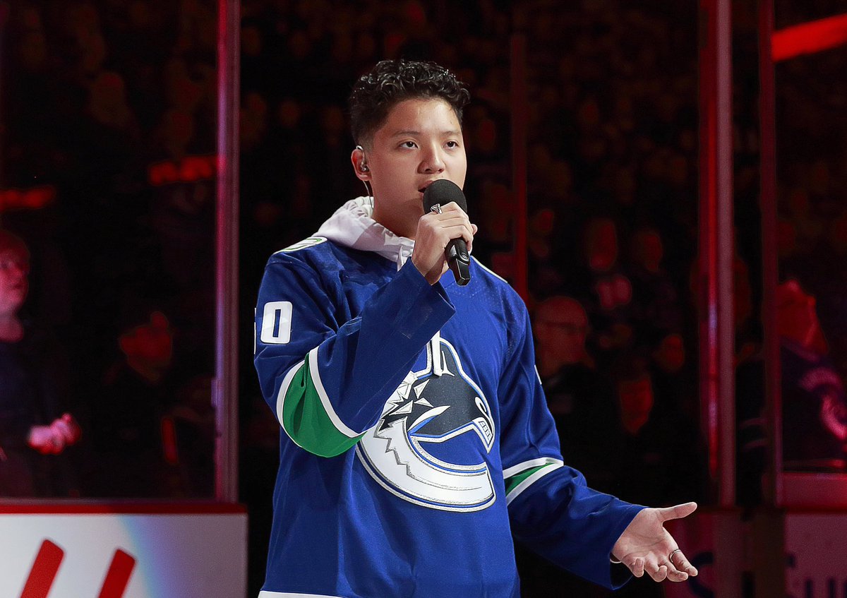 Canucks's tweet image. Congratulations to friend of the #Canucks, @TysonVenegas, on advancing into the Top 24 of American Idol!