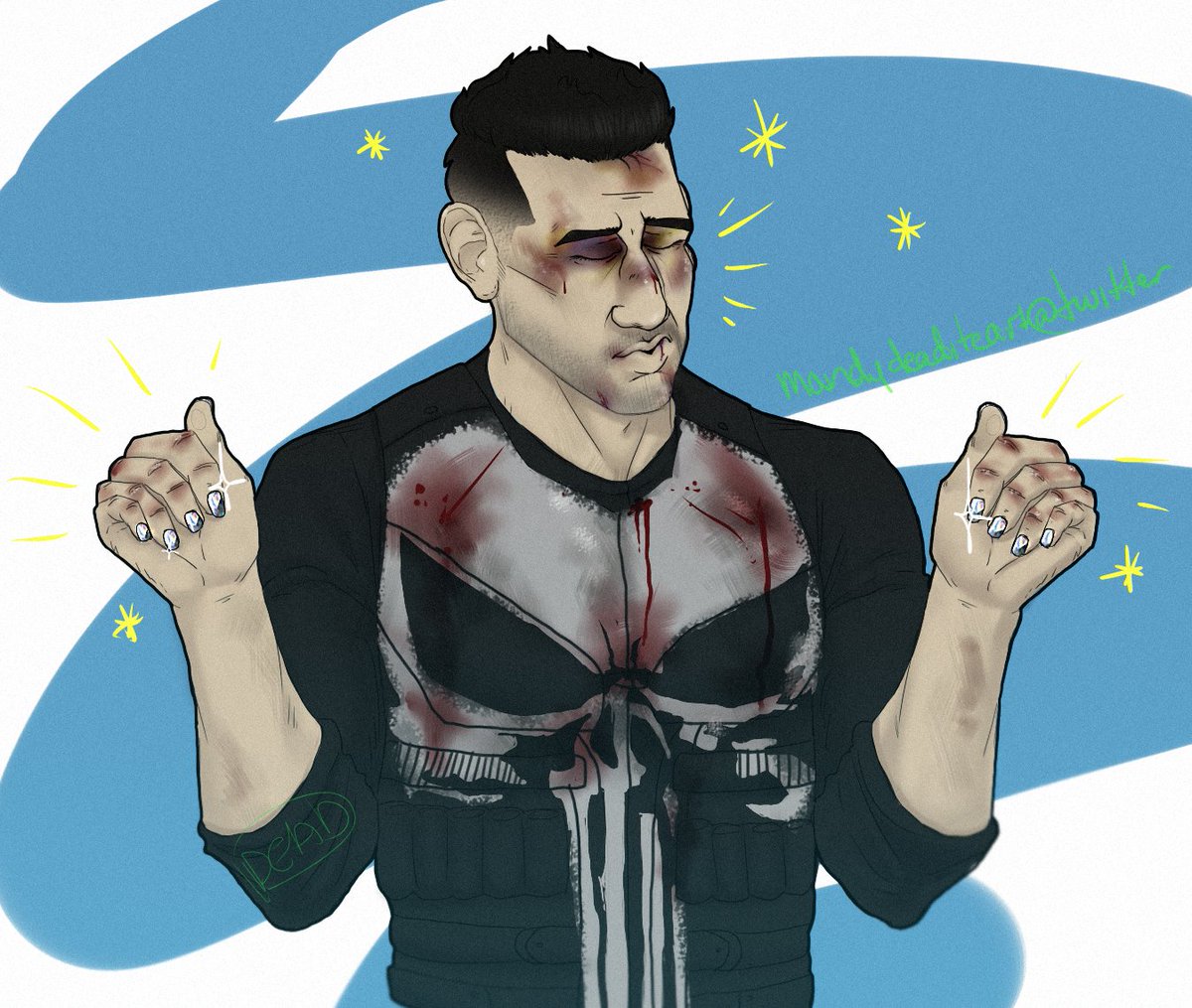 MandyDeaditeART's tweet photo. the nails are also canon 💅🏻✨ https://t.co/pEfJgZlzt2