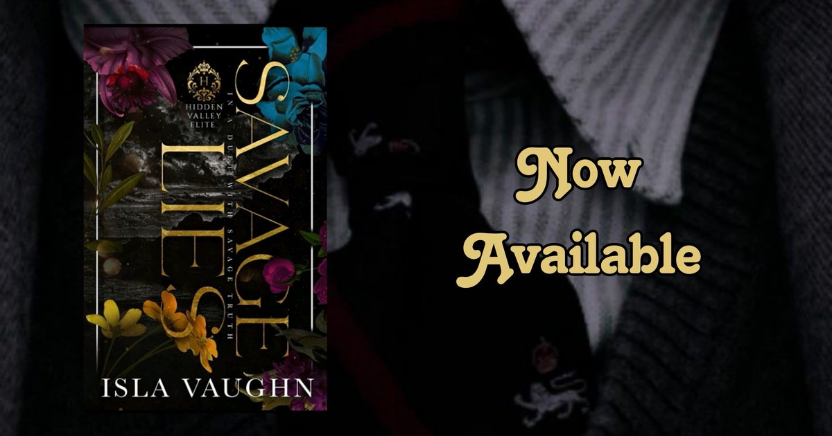 melvinstyler1's tweet photo. #NewRelease Savage Lies, the first high school bully romance book in the Hidden Valley Elite Series by Isla Vaughn!
#1ClickNow: https://t.co/vXgmYzmbII
๐My 4 โญ๏ธ Review๐
https://t.co/TBd5mhZBnq
#BullyRomance #EnemiesToLovers #HateToLove @Chaotic_Creativ https://t.co/yTFPzxkK7y