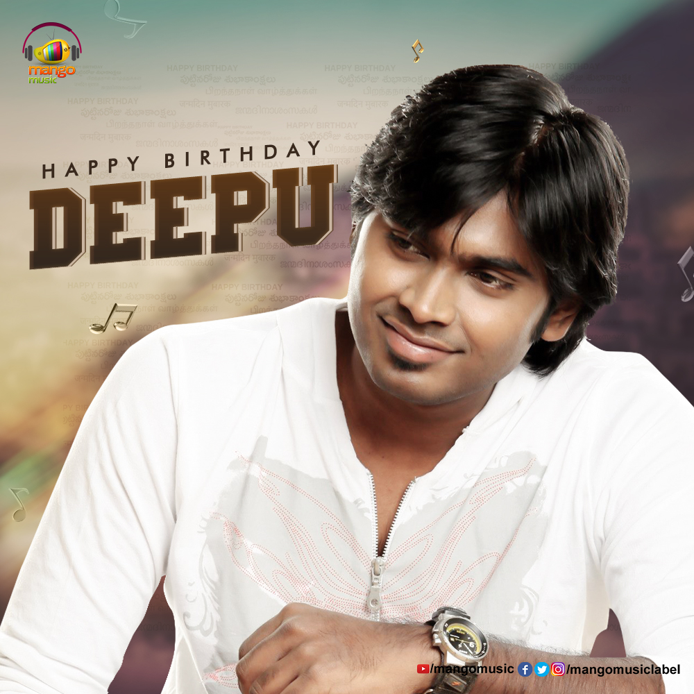MangoMusicLabel's tweet image. Join us in wishing the super talented singer #Deepu a very Happy Birthday 🎉🎂🎁

#HBDDeepu #HappyBirthdayDeepu #MangoMusic