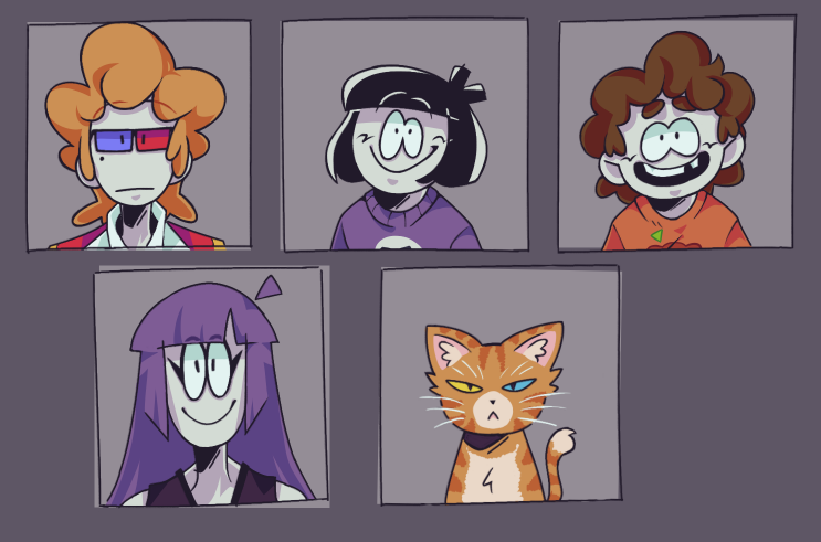 SpookyTurnabout's tweet photo. [CONCEPT ART 3: Achilles + Bob height comparison, Patty out of uniform idea + More court record profiles]

++ some Bob (andPizzano) doodles 
#spookymonth #AceAttorney #bobvelseb https://t.co/j0weE4gjsO