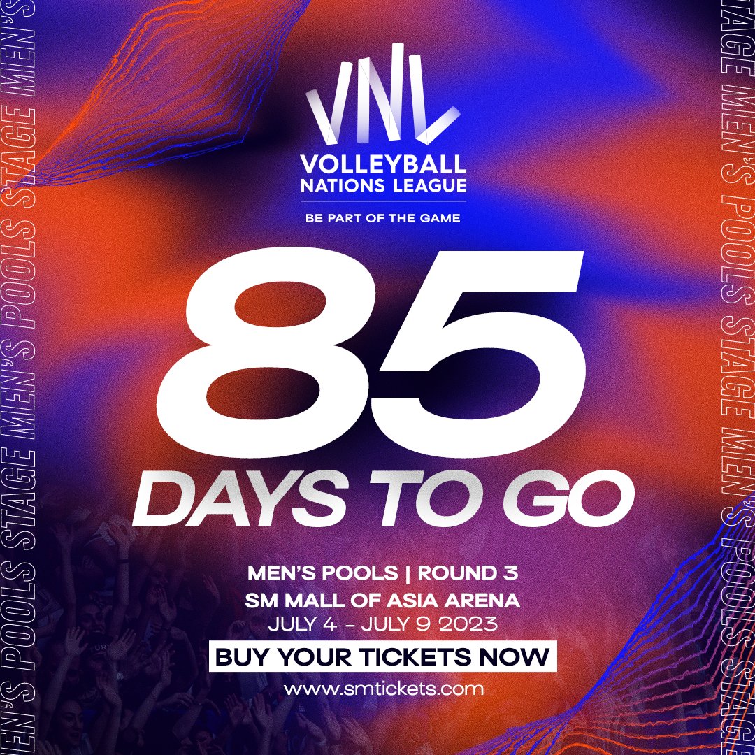 Volleyball Philippines on Twitter "85 days to go until the Volleyball Nations League returns to