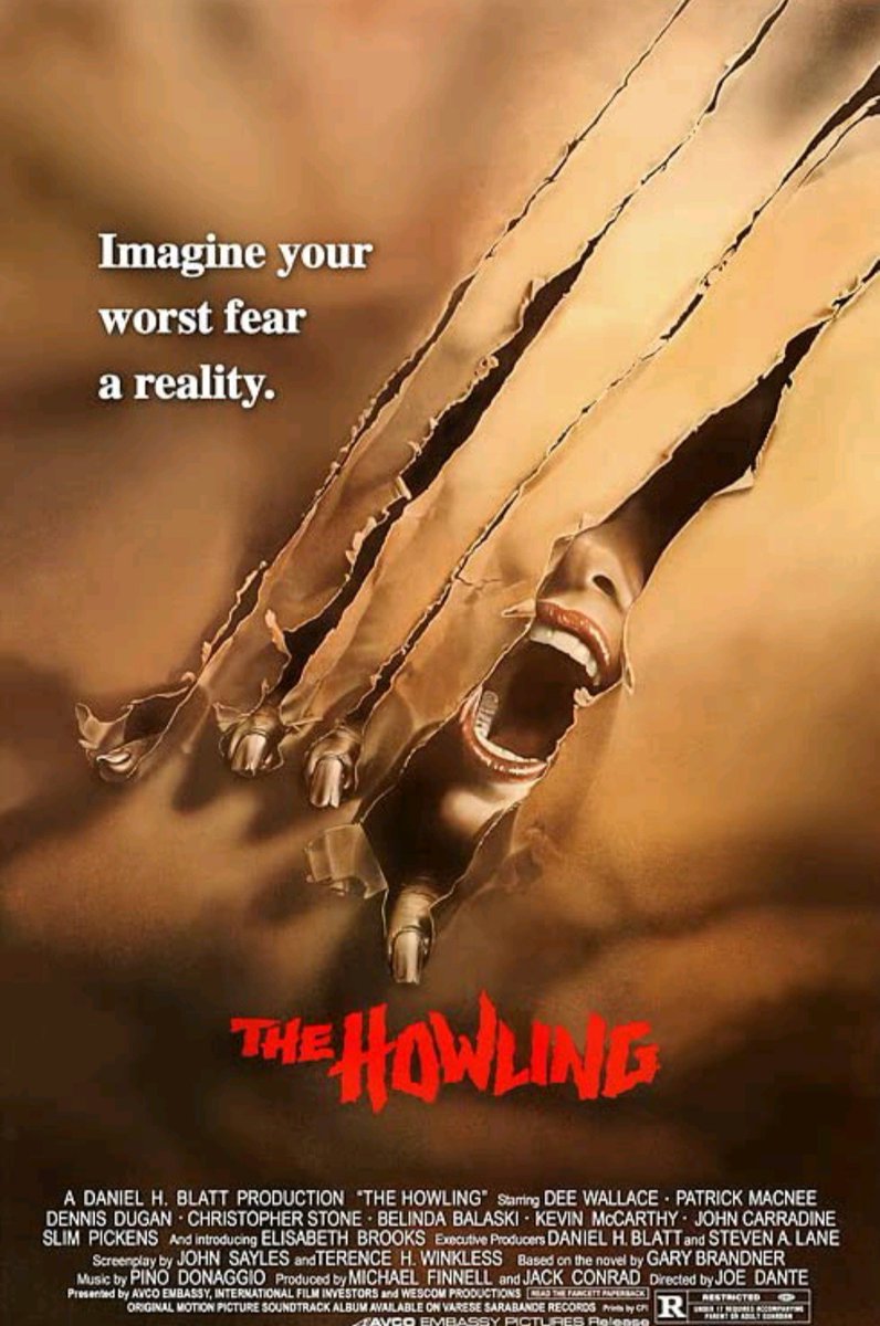Released April 10, 1981(US).
#TheHowling
#DeeWallace
#horror #fantasy