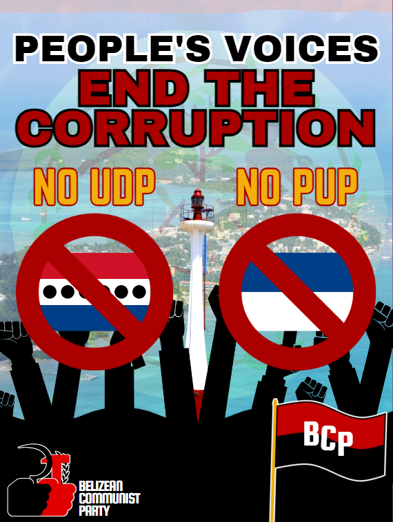 BelizeCommunist's tweet photo. End the corruption! Fight for a better future! https://t.co/gEkwuBgjPh