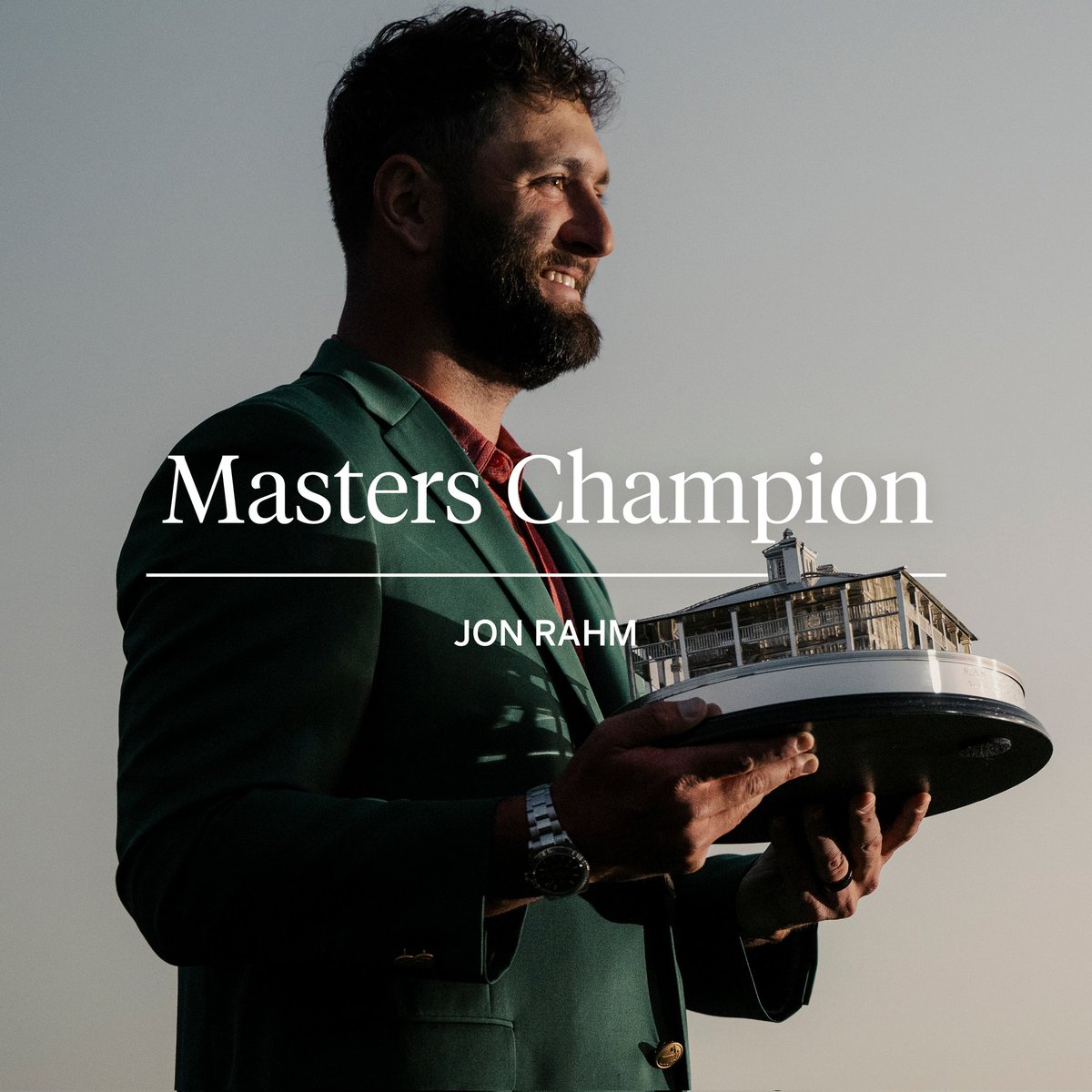 golfwithchetan's tweet photo. On Thursday, at 1st hole he did a 4 putt and on Sunday he wins the @TheMasters tournament with 4 shot lead. 

True champion. @JonRahmpga 

Truly deserved for the way he played over 4 days kept his cool and finished like a CHAMPION. 🏌️⛳ https://t.co/clwhCJz0bc