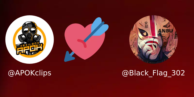 APOKclips's tweet photo. My Twitter Crush is: @Black_Flag_302

Find yours at https://t.co/78s6dOXuLl

⠀ https://t.co/AYFGlN1UYL