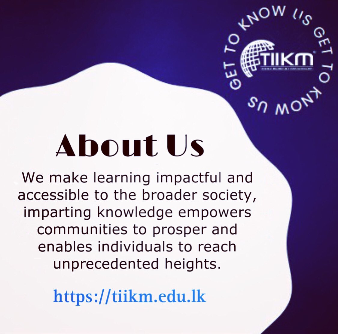TiikmEdu's tweet photo. At TIIKM Education Academy, we’re passionate about empowering individuals with knowledge and skills that can transform their lives. 

Visit our Website : https://t.co/riNNW4UC4y 

#TIIKMEducation #empoweringeducation  #TIIKMAcademy #education #distancelearning https://t.co/s1VNsri8ZS