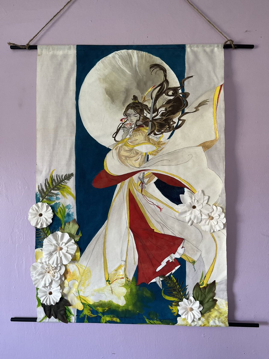 trashforxl's tweet photo. “You’re Highness” #tgcf #art #xielian #hualian #taizidianxia #dianxia #scrollpainting #traditionalart #acrylic https://t.co/LnkzsyA1fY