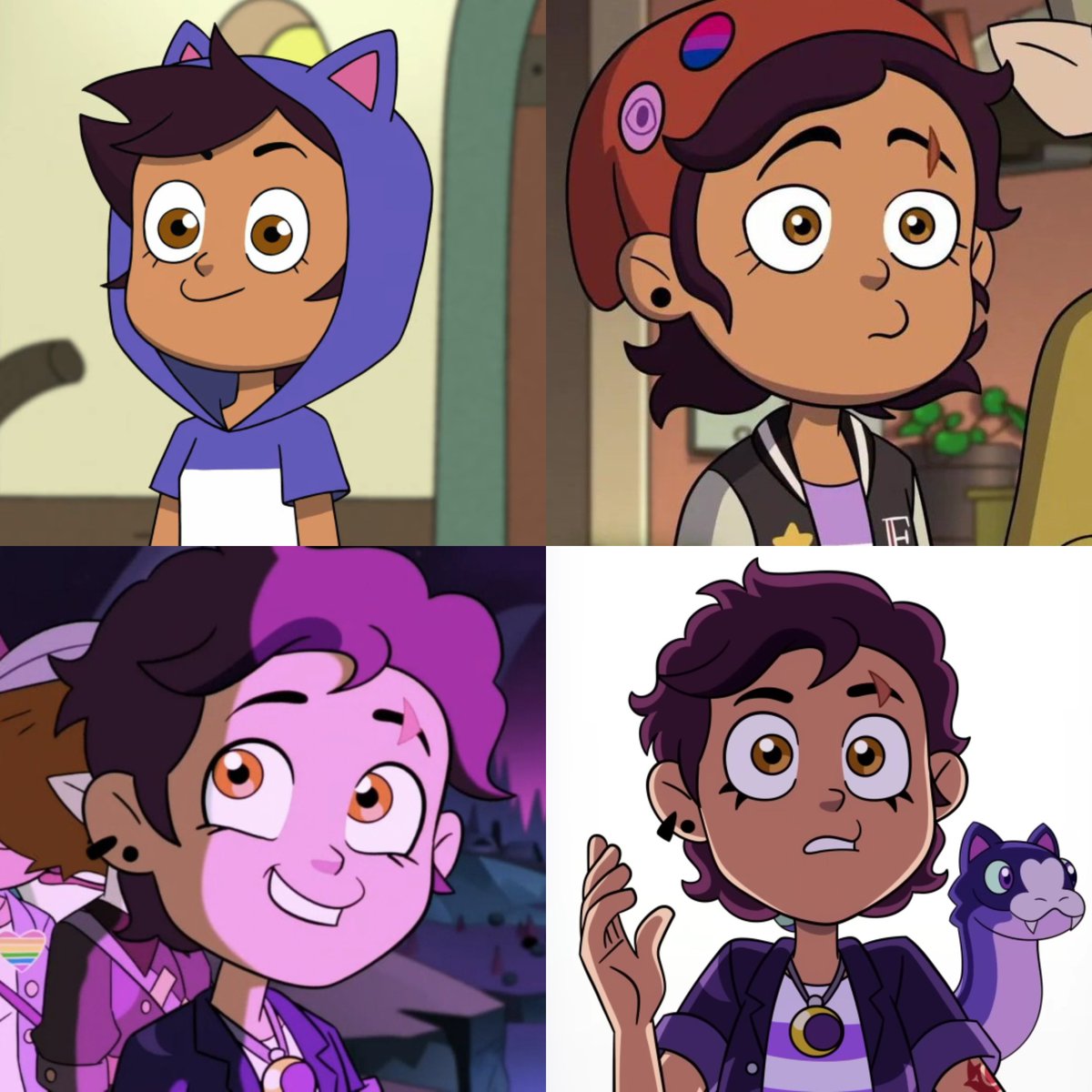 sapphicslike's tweet photo. luz noceda, canonically bisexual https://t.co/z5jpVMuNaL
