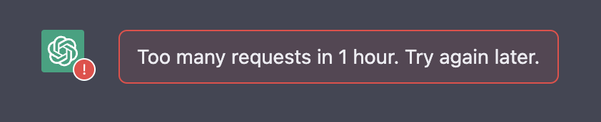 Cuando ChatGPT ya quiere que te vayas a dormir.