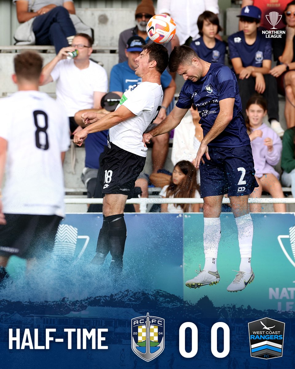 AucklandCity_FC's tweet photo. 𝐇𝐓 | 𝐀𝐔𝐂𝐊𝐋𝐀𝐍𝐃 𝐂𝐈𝐓𝐘 𝐅𝐂 𝟎-𝟎 𝐖𝐄𝐒𝐓 𝐂𝐎𝐀𝐒𝐓 𝐑𝐀𝐍𝐆𝐄𝐑𝐒 

No goals at Kiwitea Street yet...

#StrengthInUnity #ACWR #NZNationalLeague https://t.co/d5DNimdIIh