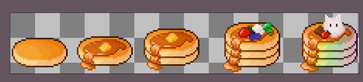 Demonessa666d1's tweet image. Yesterday was the second day of pixel art. I finished the pancakes and got myself boosty. 
boosty.to/demonessa666d

I also skated for the first time yesterday. The sensations are very unusual, but fortunately I did not fall. 

#pixelart #pixelheart #pixelpancake #aseprite
