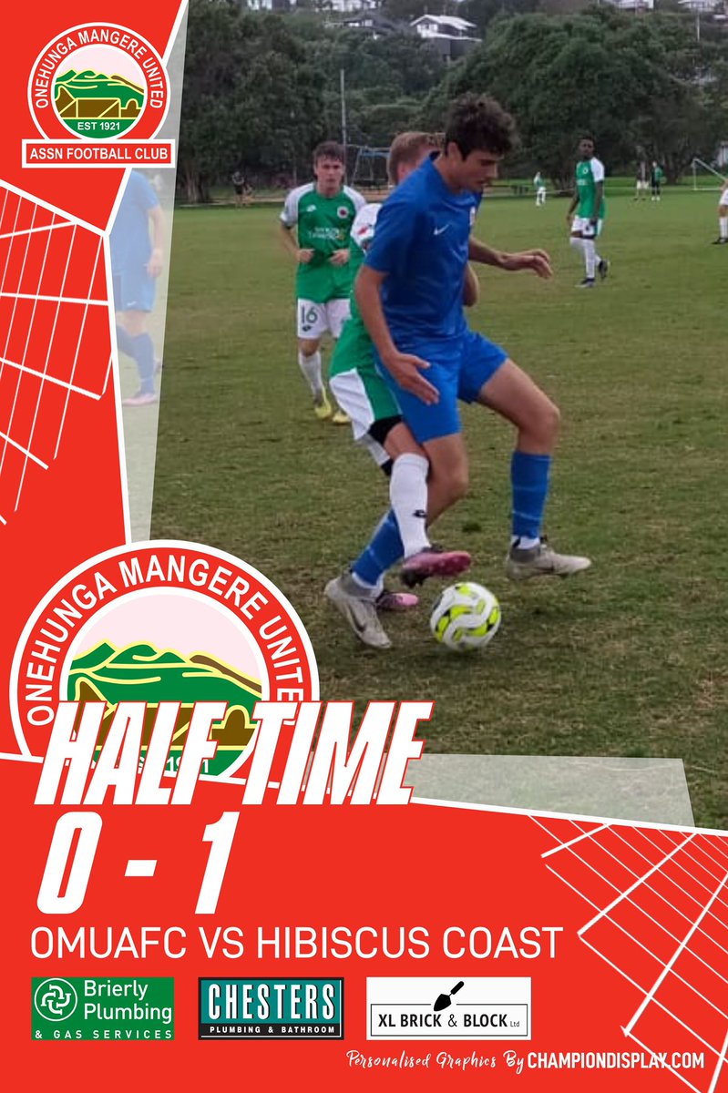 At the half our boys are down 0-1. Two goals disallowed for us so far with another half to come