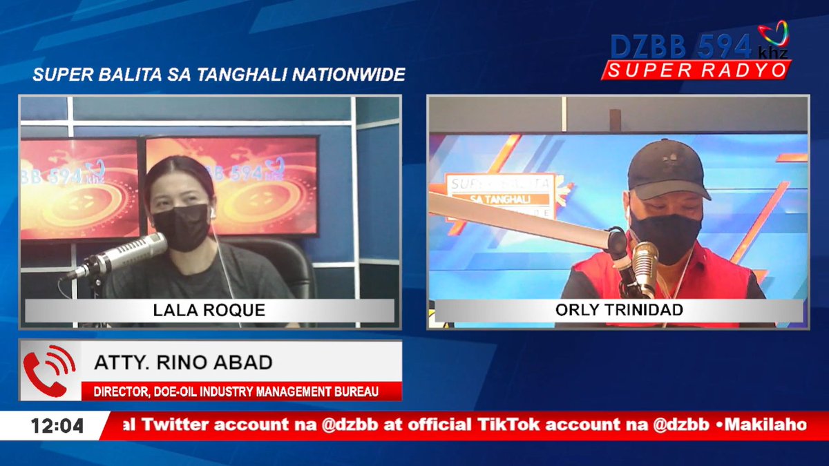 DZBB Super Radyo on Twitter "LIVE sa DZBB Atty. Rino Abad, Department