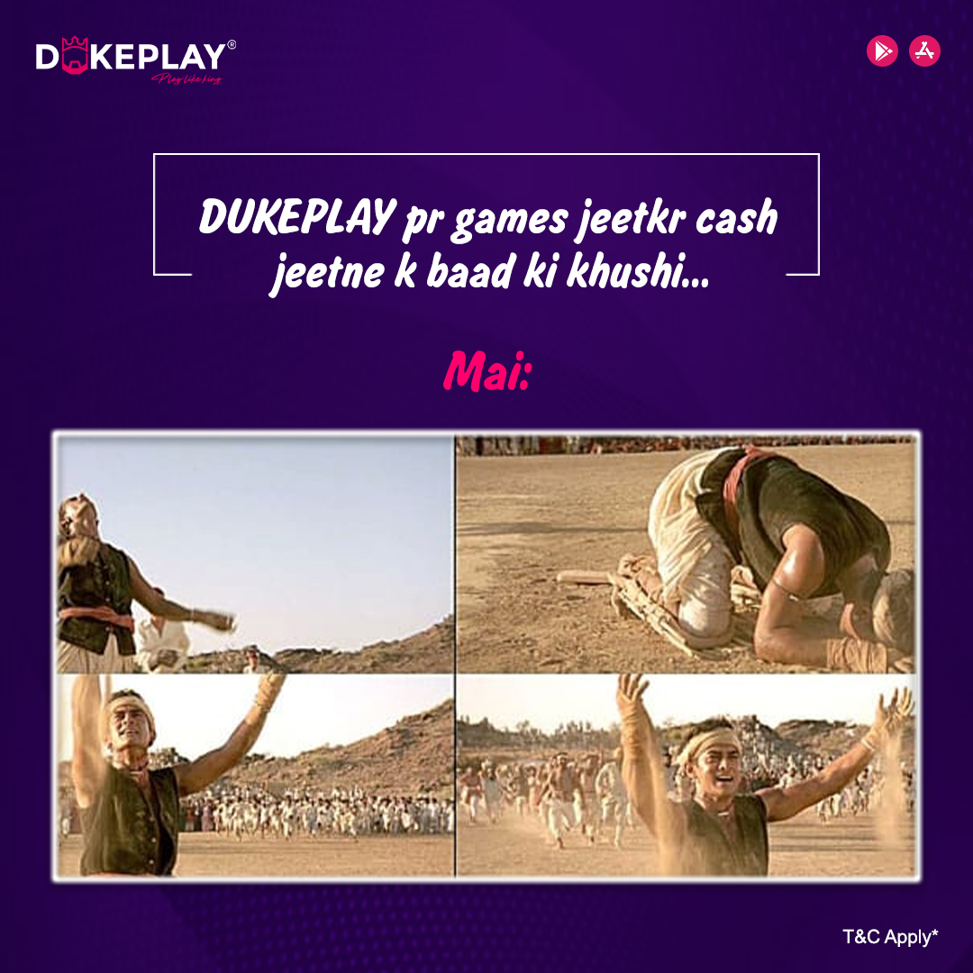 Jeet Kee Khushi....😂

Download now👇
dukeplay.com/apps/dukeplay.…

✅Instant withdrawal
✅Play 24x7
✅Fast Customer Support
✅Daily Reward &amp; Offers

 #earnmoney #earnonline #earn  #Dukeplay  #online #onlinegaming  #ludo  #game #tranding