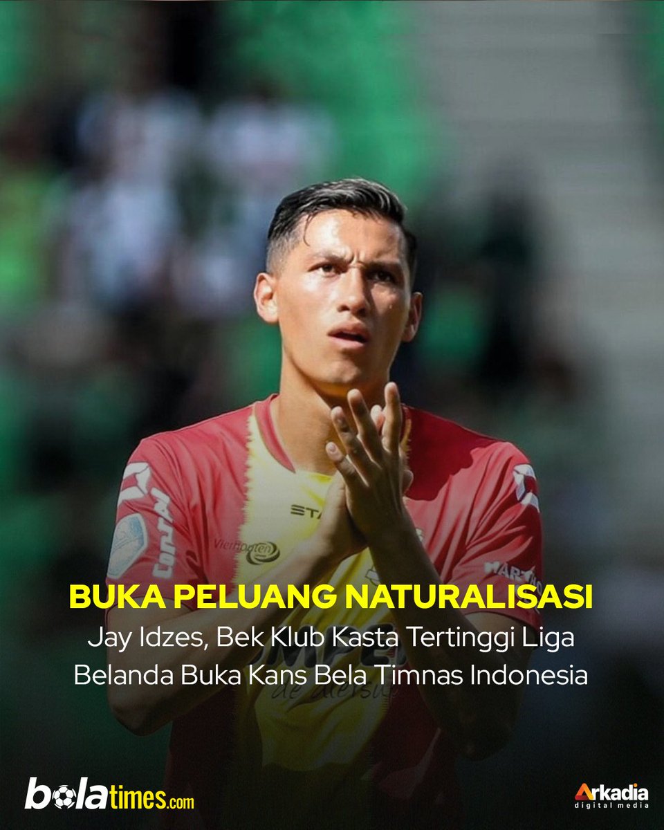 bolatimesdotcom's tweet photo. Bek yang kini berkarier di kasta tertinggi Liga Belanda bersama Go Ahead Eagles, Jay Idzes, telah menyatakan ketertarikannya untuk bermain bersama Timnas Indonesia.

https://t.co/TTXvJVwaYY

#bolatimes #naturalisasi #infobolaindonesia #bolaindo #jayidzes https://t.co/mSMHCKDRWF