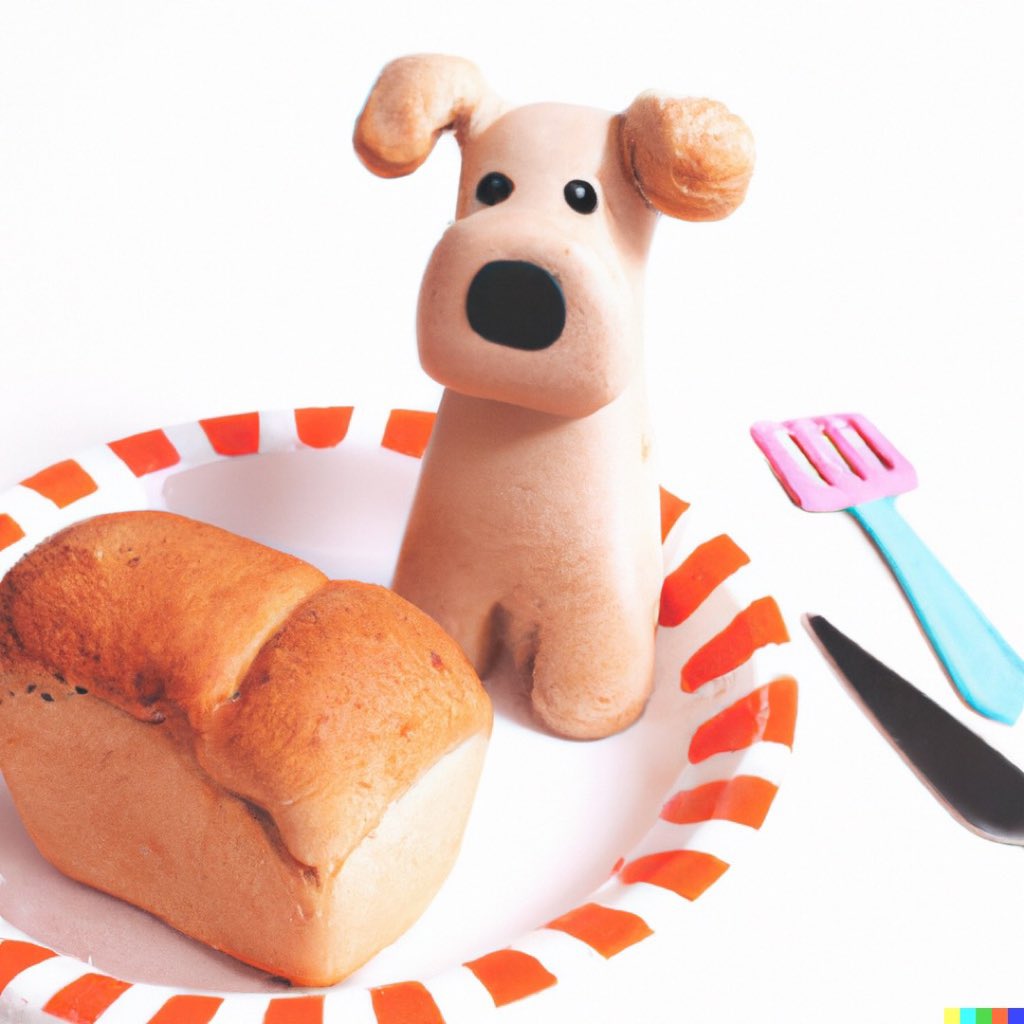kuragedao's tweet photo. 🐶と🍞

 #AIart 
 #AIartwork 
 #stablediffusion 
 #stable_diffusion 
 #StableDiffusionAI 
 #kuragedao
#パン https://t.co/JkQEOZQnx7