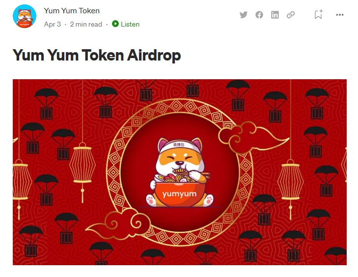 Gautamguptagg's tweet photo. 🪂The Yum Yum Token airdrop event is now open and it will running untill @BuildOnBase blockchain goes live

🚀Don't miss this fantastic opportunity to be a part of our growing community🚀

🚨Lets Dive into below Mega Thread to know how to receive the airdrop🧵

#Airdrop #meme https://t.co/4ZAVW72F55