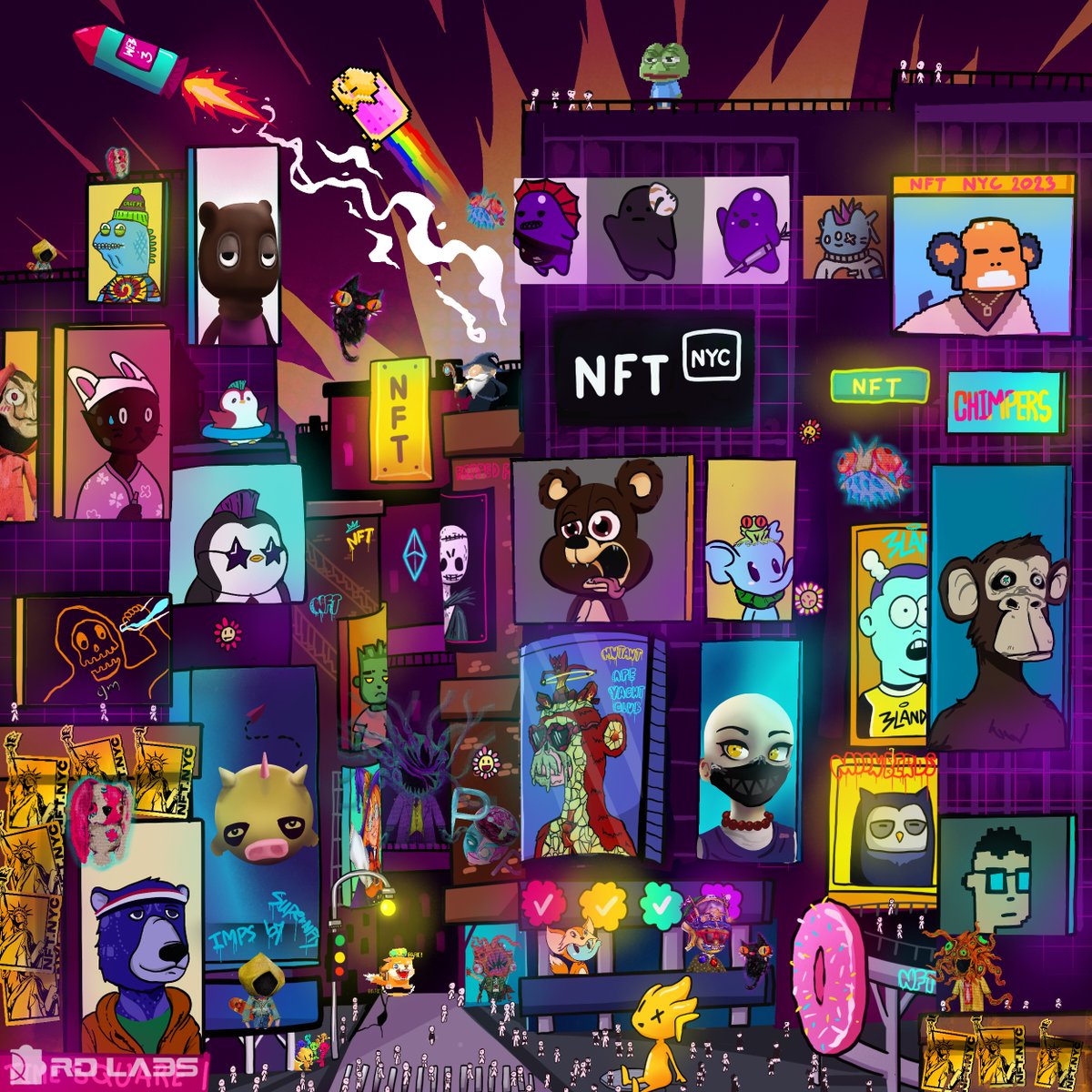 NFT NYC 2023 will bring together industry professionals, artists, collectors, and enthusiasts from around the world to elevate the NFT community, explore the latest NFT trends and discuss the future of the NFT space. 🇺🇸

#NFTNYC2023 #NFTCommunity