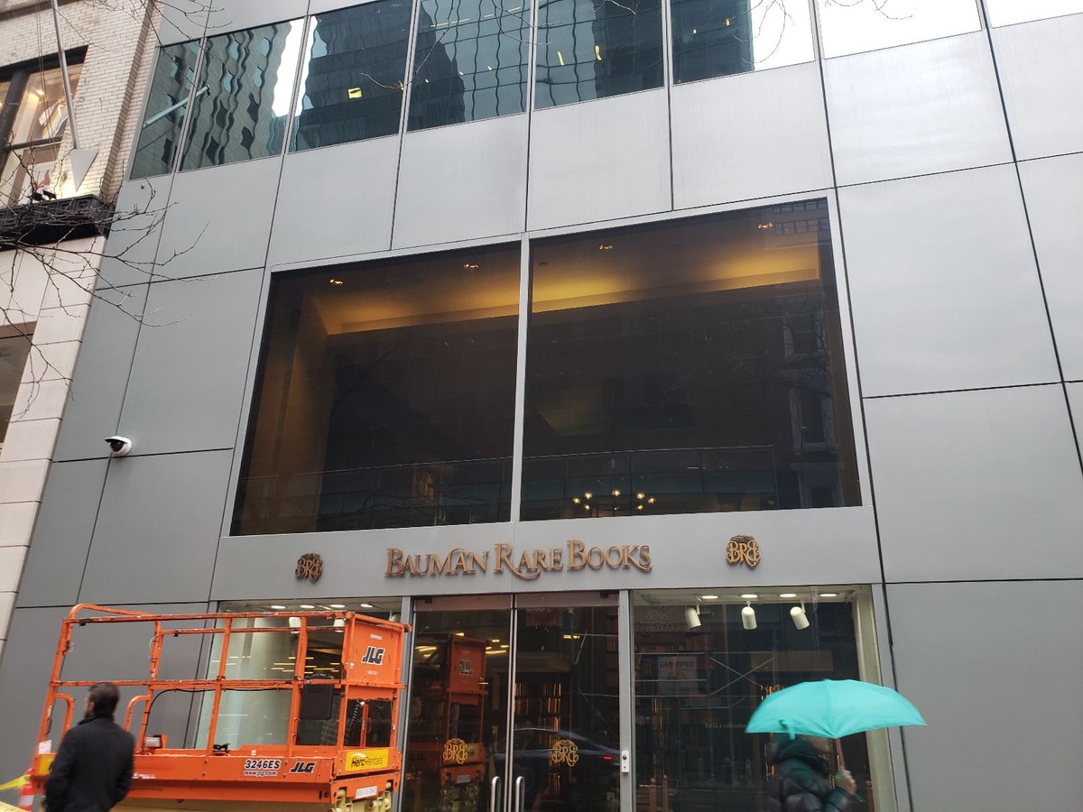 getLayr's tweet image. Loved this recent #midtown #nyc #windowfilm project for a leading rare book dealer!  Excessive ☀️ heat, glare and fade called for 3M Prestige 20 Exterior, one of the stronger sun control films on 🌍.  Seamless execution by our installers 🦺 🚧.  Appreciate the kind words!  #layr