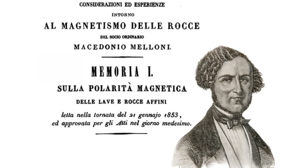 Domani #11aprile 1798 nacque Macedonio Melloni, grande fisico e pioniere nello studio del magnetismo delle rocce. Fu il primo Direttore dell' #OsservatorioVesuviano nel 1839. 
👉 buff.ly/3KCuqpD