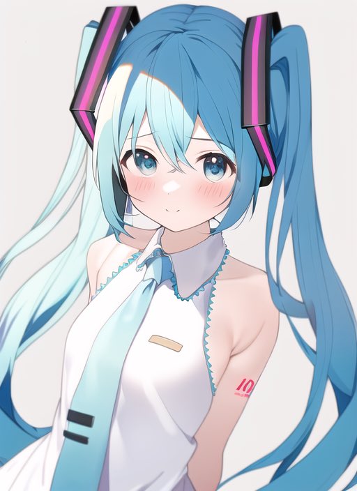 ai_operator's tweet photo. 初音ミク　ai https://t.co/wc61k8PIs8