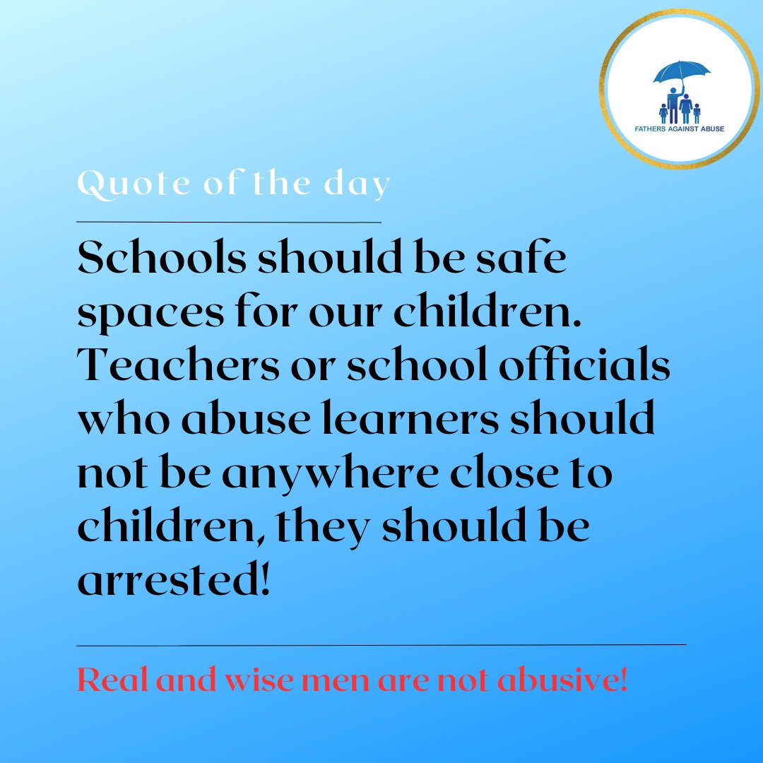 FAA_Zim's tweet photo. Schools should safe spaces for our children! https://t.co/ST2aM02uSU