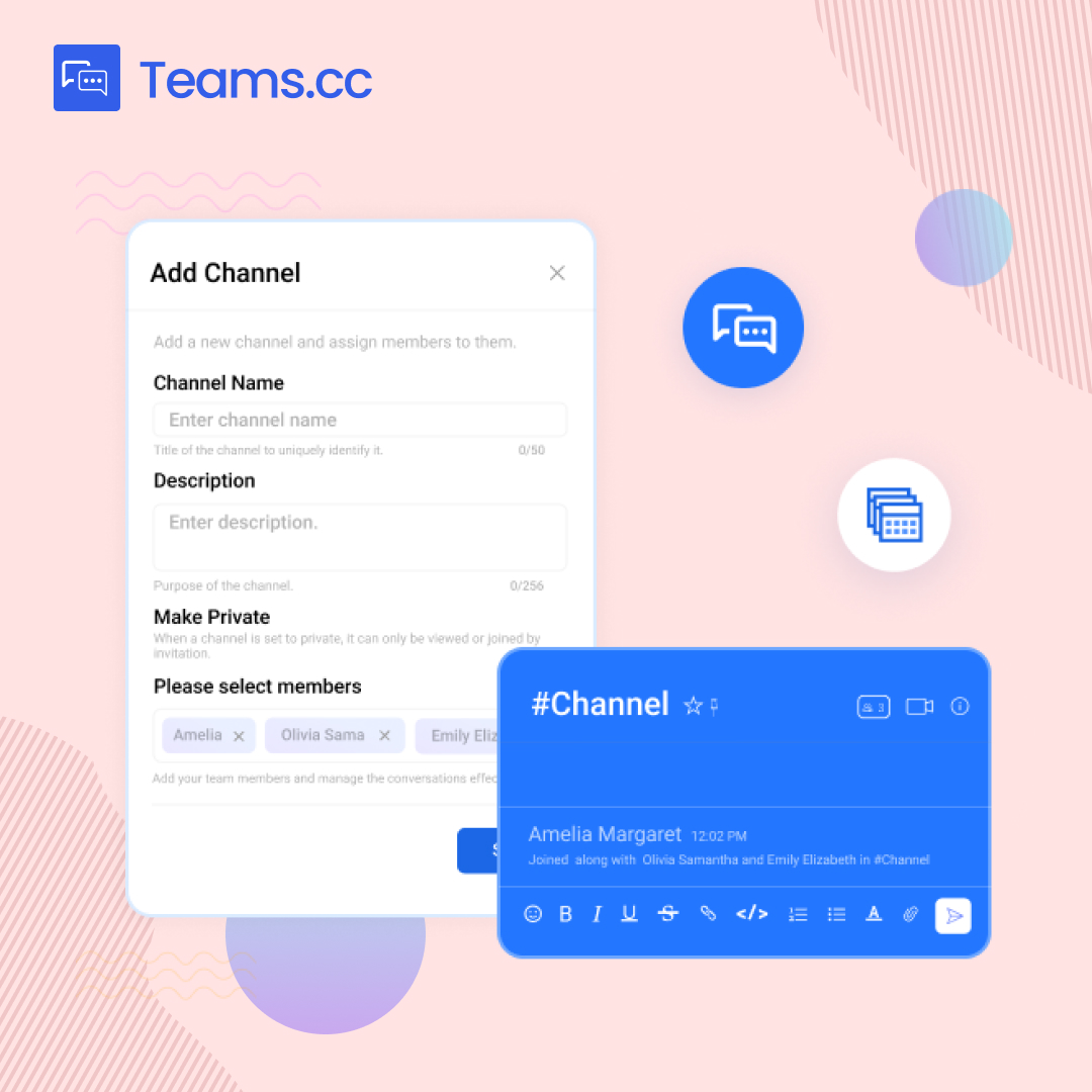 teamscc_500apps's tweet image. Make teamwork easier!
Stay connected with your team members with #ChannelMessaging &amp;amp; get help when you need it.
Keep everyone in the loop &amp;amp; monitor progress while sharing files &amp;amp; messages!
Know more:bit.ly/3JJEWL7

#TeamChatSoftware #TeamCollaboration #TeamCommunication