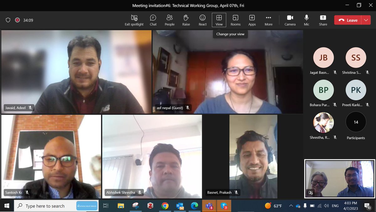 On 7 April 2023, Flood Resilient Housing Solutions Technical Working Group meeting #6 took place virtually, coordinated by NHSRP. The meeting underscored on sharing on 'Lime Stabilized Soil Construction' for flood resilient housings.
#floodresilient #TWG @HRRP