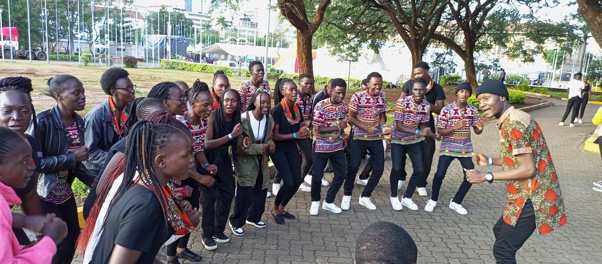 FikaFilmmakers's tweet photo. Seniors Choir performing in the KICC for the Battle Of The Choirs competition.

#battleofthechoirs
@WillisRaburu 
@SeniorsChoir 
@FikaFilmmakers 
@SakajaJohnson 
@MFireworkz https://t.co/V1EF32pAnw