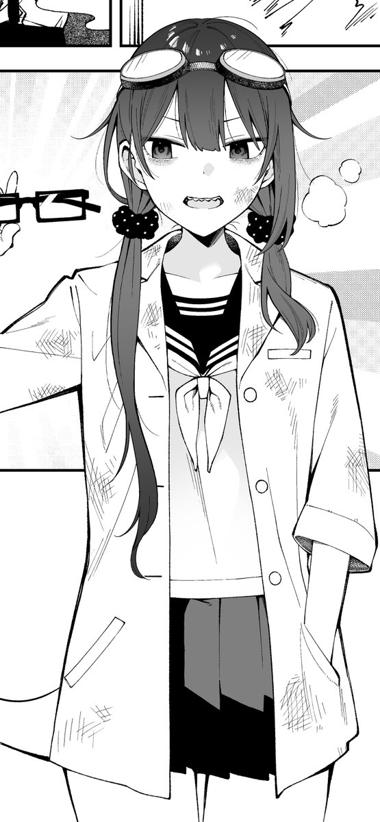 こういう女の子描くの楽しい 