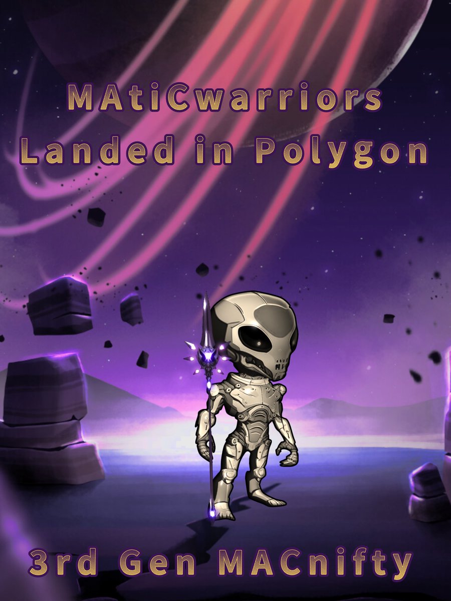 MACnifty project became multi blockchain
Mint: launchmynft.io/collections/0x…
Discord: discord.gg/mbrXYsh9
Follow: <a href="/MACniftyCRO/">@MACniftyCRO</a>
#NFT #Polygon #cronos #themasters